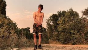 teenager jerking off his 9 inches / huge veiny cock / hot