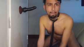 Novice making solo a Blowjob training