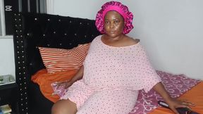 Horny Ebony BBW Homemade Squirting Masturbation - Mara Exotic