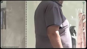 Bianka Helen out and about without panties