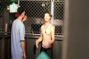 Straight boy gets Cuffed And suck