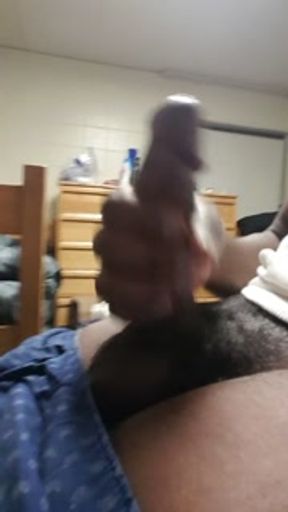 College Student Jerks Off While Roommate Is Away