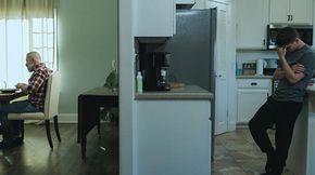 Sweet-as-pie stopson trying to please his older stepdad!