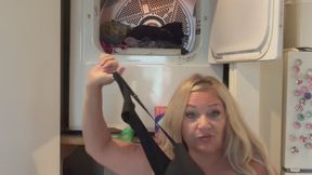 Doing Laundry in lingerie IMG 1635