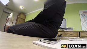 ”Tall hot girl strips to show off before riding cock for cash”