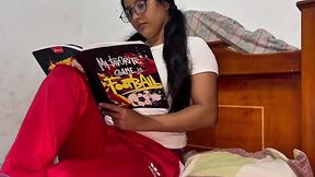 Curvy nerdy Latina rides her teacher's cock with her big ass