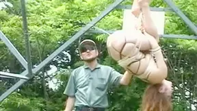Submissive Beauty Pleasured Outdoors by Dominant Lover's Thick Cock