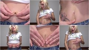 Extreme Belly Fetish Play: Punching, Fingering, and Stretching (MOBILE quality)