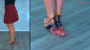 211 Split Cam - Goddess Amber - Crushing Your Face & Busting The Cum From Your Balls In My Cinderella Heels - Trample Trampling CBT BallBusting Crush FaceBusting Shoe Heel Worship Gagging