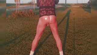 盗撮, ドレス &#8211; ランジェリー姿のアメリカ人女装ゲイ女装娘がアナルファックされる公共のソロガールフィルム