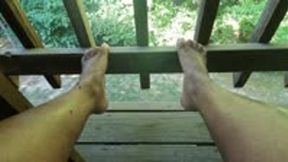 Giantess on Balcony with her Pet Tinies 4k