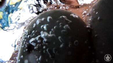 ANGElA WHITE Gets Ridden Hard in the Pool Alex Mack Fucking Thick Tits