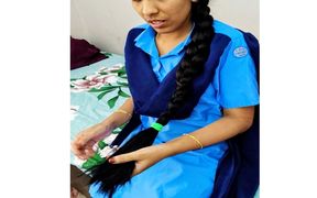 Indian College Girl Fucked in Uniform with Cumshot