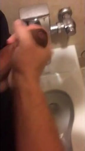 Hardcore Action in the Bathroom with Gaping and Handjobs