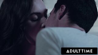 ADULT TIME - Teen Cutie Freya Parker Agrees To Help Stepsister's Boyfriend Sneak Out If He Fucks Her