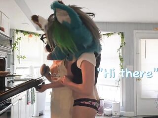 Fur Femboy Screws Sexually excited Baker And Ruins Her Taut Vagina - Berrylicious