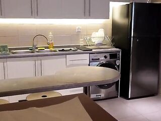 Lonely Stepmom Cooks Dinner For Step-Son Then Supplicates Him To Bang Her