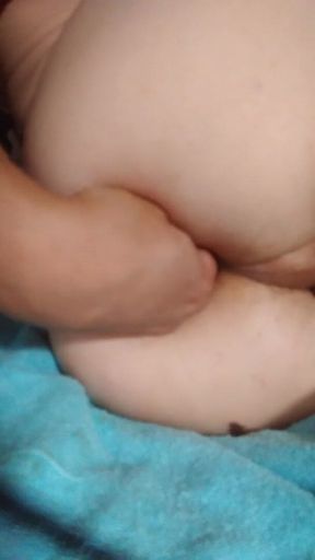 Close up of my anal masturbation