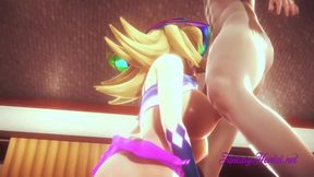 Dark Magician Girl Sucks Dick & Gets Fucked Hard in Yu-Gi-Oh 3D Hentai Uncensored