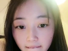 Small titted asian teen Sevil take a giant cock