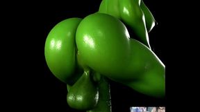 This Futa Cock Milky Breast Ass She-Hulk Twerking Animation Is Better Than The Original