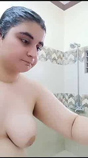 We taking shower
