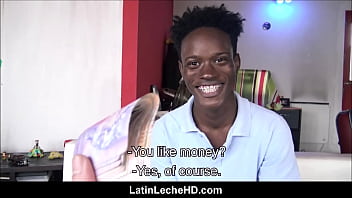 Straight Ebony Twink With Braces And From Jamaica Paid To Fuck Gay Filmmaker POV