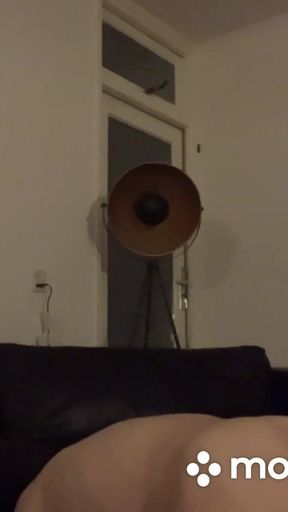 Hard punchfist and cock burn