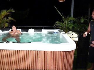 POOL TECHNICIAN GETS FUCKED BY A HORNY MILF - TOMMY MILLER