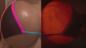 Under a Flashlight you see everything of my Fake Tits | Vienna Xtreme