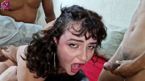 camera woman nao aguentou ver tanta pica no meu gangbang e botou o cuzao pra jogo 1/6