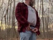 Flannel Bear Pissing
