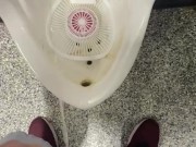 Taking a leak on the Galveston Ferry
