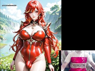 Ai Futanari beauty Mavuika Genshin Impact Sexy Large Butt