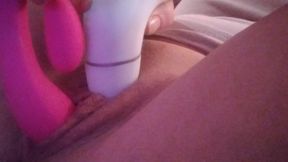 Masterbating with toys and very wet