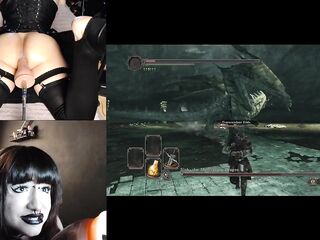 Darksome Souls two Clip 24, getting gud at deepthroating