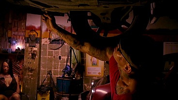 Wife tells the cuckold what it was like having sex with the mechanic