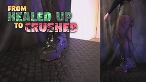 Healed Up Cock and Balls Crushed Under my Buffalo Boots (45 Double Version) - TamyStarly - Cock Balls Crush Trample, Shoejob, Bootjob, CBT, Ballbusting, Trampling, Stomping