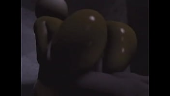 Chica traps and then fucks night guard