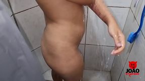 Novinha Tomando Banho Com Joao O Safado