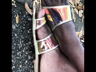 Ran into my old Coworker again ( Footjob Coming Soon)