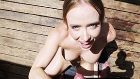 ”POV - Sexual play with big titted Australian slut Scarlet Chase”