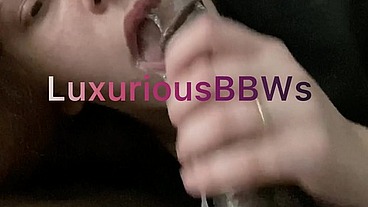 Luxuriousbbws - Noturbabymoms upclose sloppy ass bj