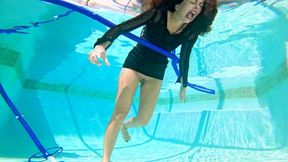 Aquaphilias- Sea Jewel Falls in the Pool and Can't swim- PERIL