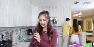 Petite Sofie Reyez gives big dick blowjob before hardcore fucking