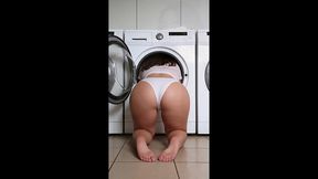 sofia wants to ride her big ass on her coworker s cock at the laundromat - ai-generated content
