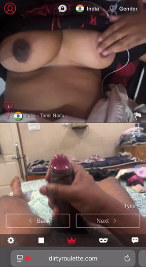 Masturbating Desiree with thick cock, desi indian babe