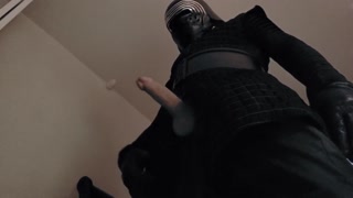 Kylo Ren Jacks Off In His Bedroom