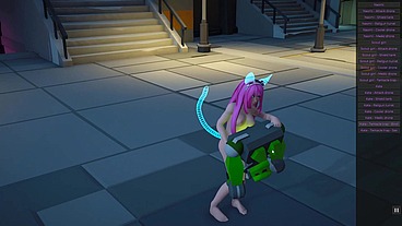Cyberpink tactics [SFM game] Ep.1 Almost all scene gallery with sex robots fucking