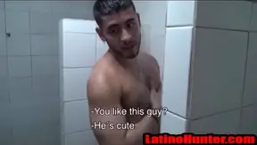 Steamy Latino Shower Surprise: Unexpected Blowjob Ignites Hot Passion – 18+